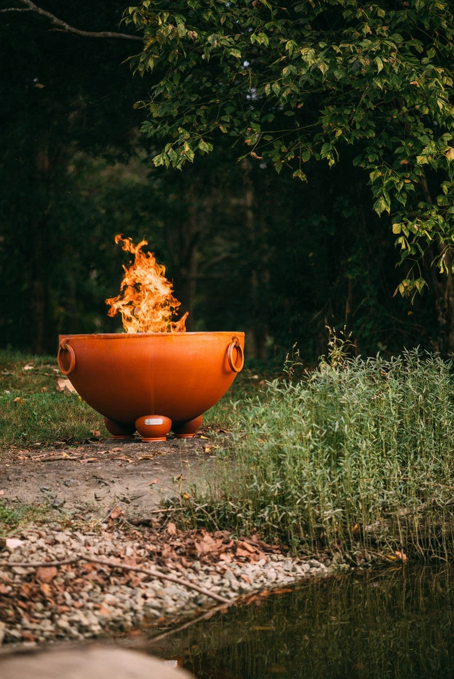 Fire Pit Art Nepal 41-inch Gas Fire Pit - NP