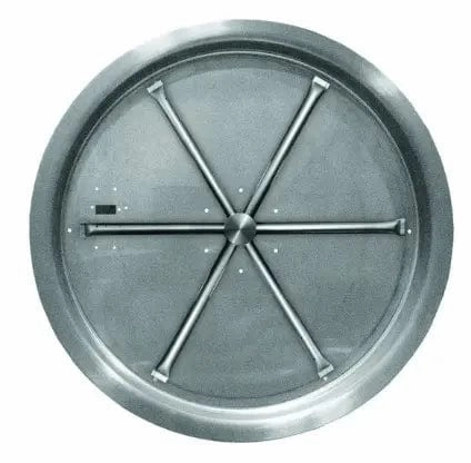 Firegear 19" Stainless Steel Round Pan Gas Fire Pit Insert FPB-19RBSMT-N