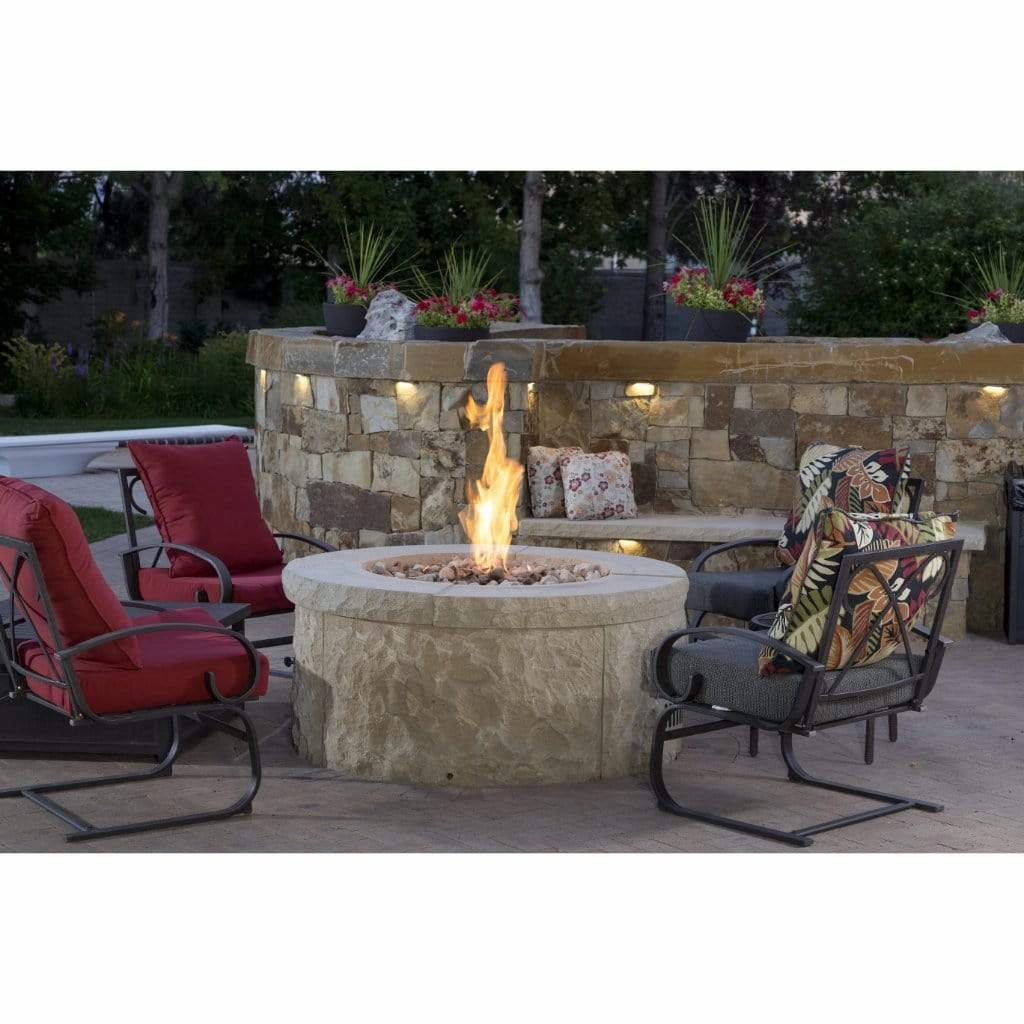 Firegear 29" Round Drop-In Pan Brass Burning Spur FPB-29RPSBR21AWS