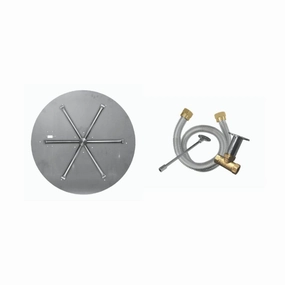 Firegear 39" Round Disc 36" Burning Spur FPB-39DBS36MT-Nportable outdoor fire pit with lid
