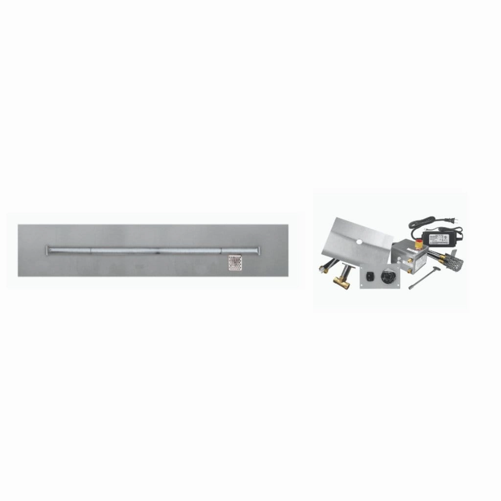 Firegear 72" Linear Stainless Steel Flat Pan T-Burner LOF-7208FTAWSportable outdoor fire pit with lid