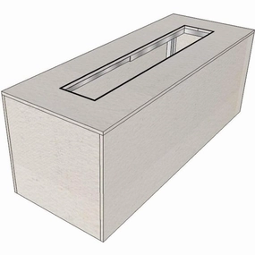 Firegear 84" Linear Fire Pit Enclosure RTF-L8434portable outdoor fire pit with lid