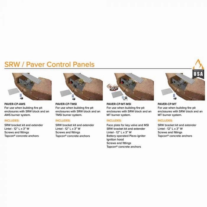 Firegear Control Panel Kit for AWS Electronic Ignition PAVER-CP-AWS