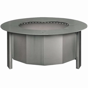 Firegear Lume Multisided Freestanding Smokeless 26-inch Wood Burning Fire Pit with Sear Cooking Surface LUME-MS2SRportable outdoor fire pit with lid