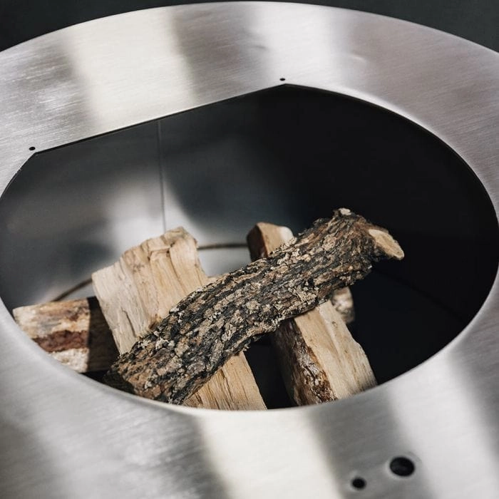Firegear Lume Multisided Freestanding Smokeless 26-inch Wood Burning Fire Pit with Sear Cooking Surface LUME-MS2SR