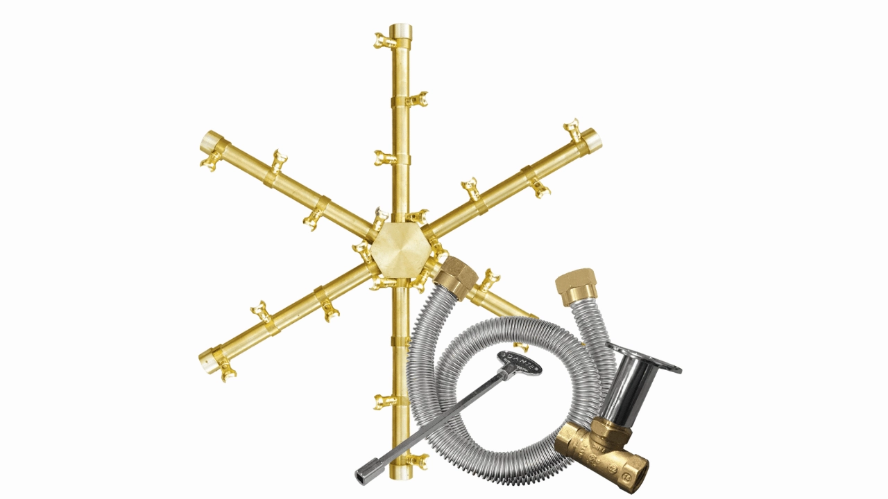 Firegear Pro Burning Spur 10-inch Burner Kit FG-PSBR-BS10-KFireproof mat for under fire pit