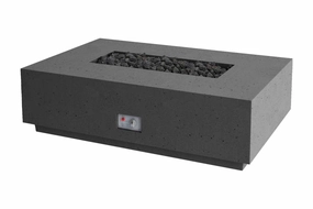 Firegear Sanctuary 1 Rectangular Fire Pit Table with EI SAN1-30LHAWS-Nportable outdoor fire pit with lid