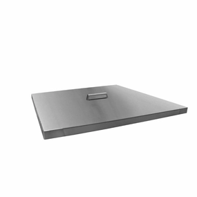 Firegear Square Stainless Steel Fire Pit Lid LID-SFireproof mat for under fire pit