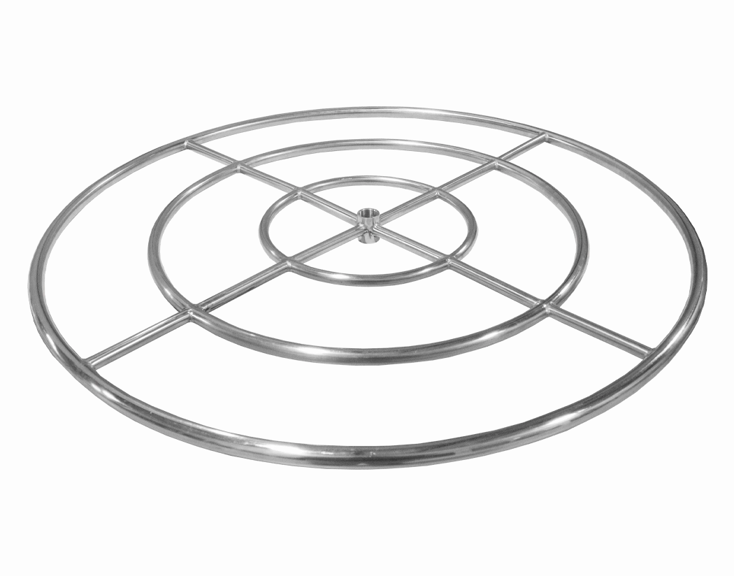 Firegear Stainless Steel 24-inch Fire Ring Burner FG-FR-24SSFireproof mat for under fire pit
