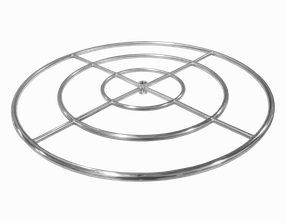 Firegear Stainless Steel 24-inch Fire Ring Burner FG-FR-24SSFireproof mat for under fire pit