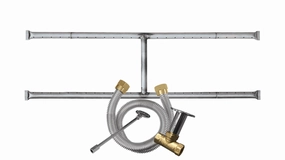 Firegear Stainless Steel 93-inch H Burner Kit FG-H-9310SSKFireproof mat for under fire pit