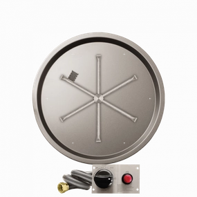 Firegear TPSI Round Drop-In Natural Gas Fire Pit Burner FPB-29RBS22TPSI-Nportable outdoor fire pit with lid