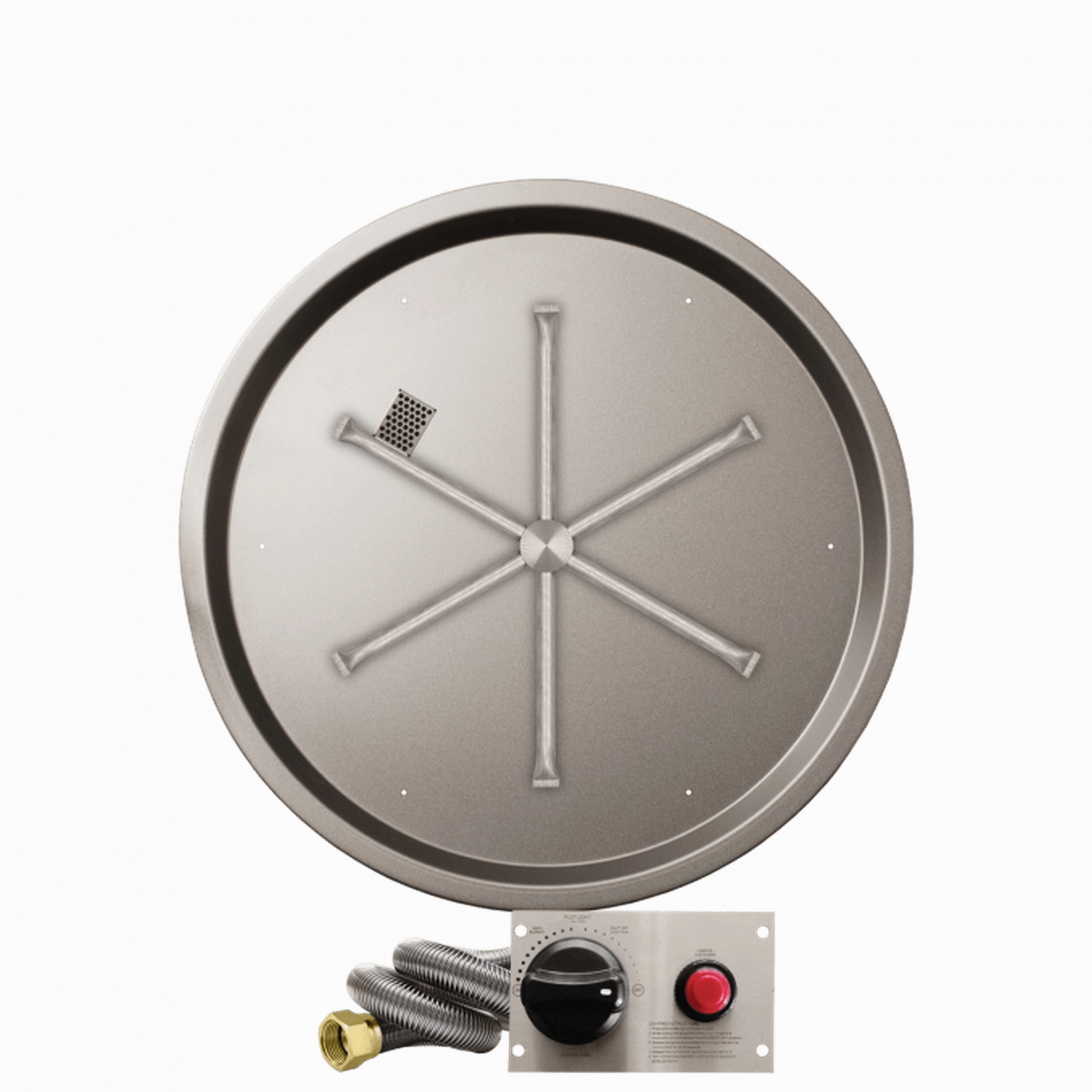 Firegear TPSI Round Drop-In Natural Gas Fire Pit Burner FPB-29RBS22TPSI-Nportable outdoor fire pit with lid