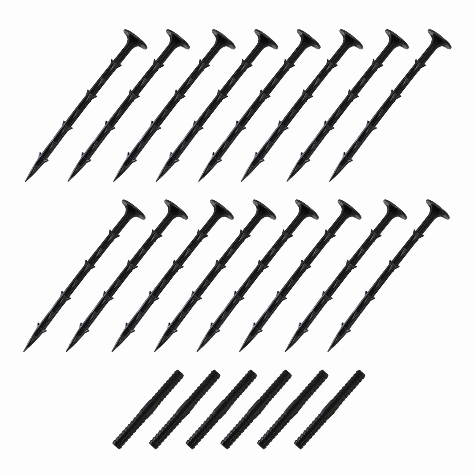 Flexible Lawn Edging Black 1.2m x 10