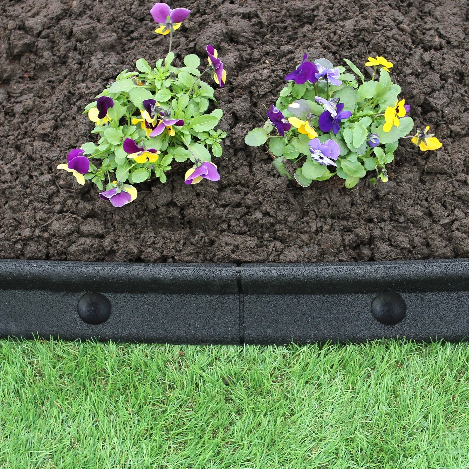 Flexible Lawn Edging Black 1.2m x 20