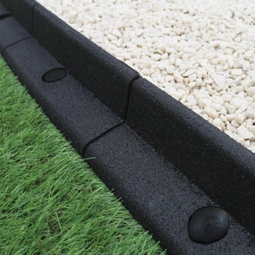 Flexible Lawn Edging Black 1.2m x 26 extra large ceramic garden planters