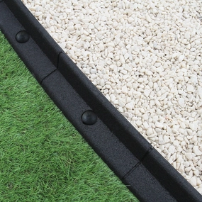Flexible Lawn Edging Black 1.2m x 50 extra large ceramic garden planters