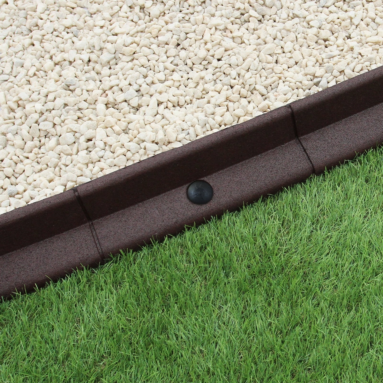 Flexible Lawn Edging Brown 1.2m x 10