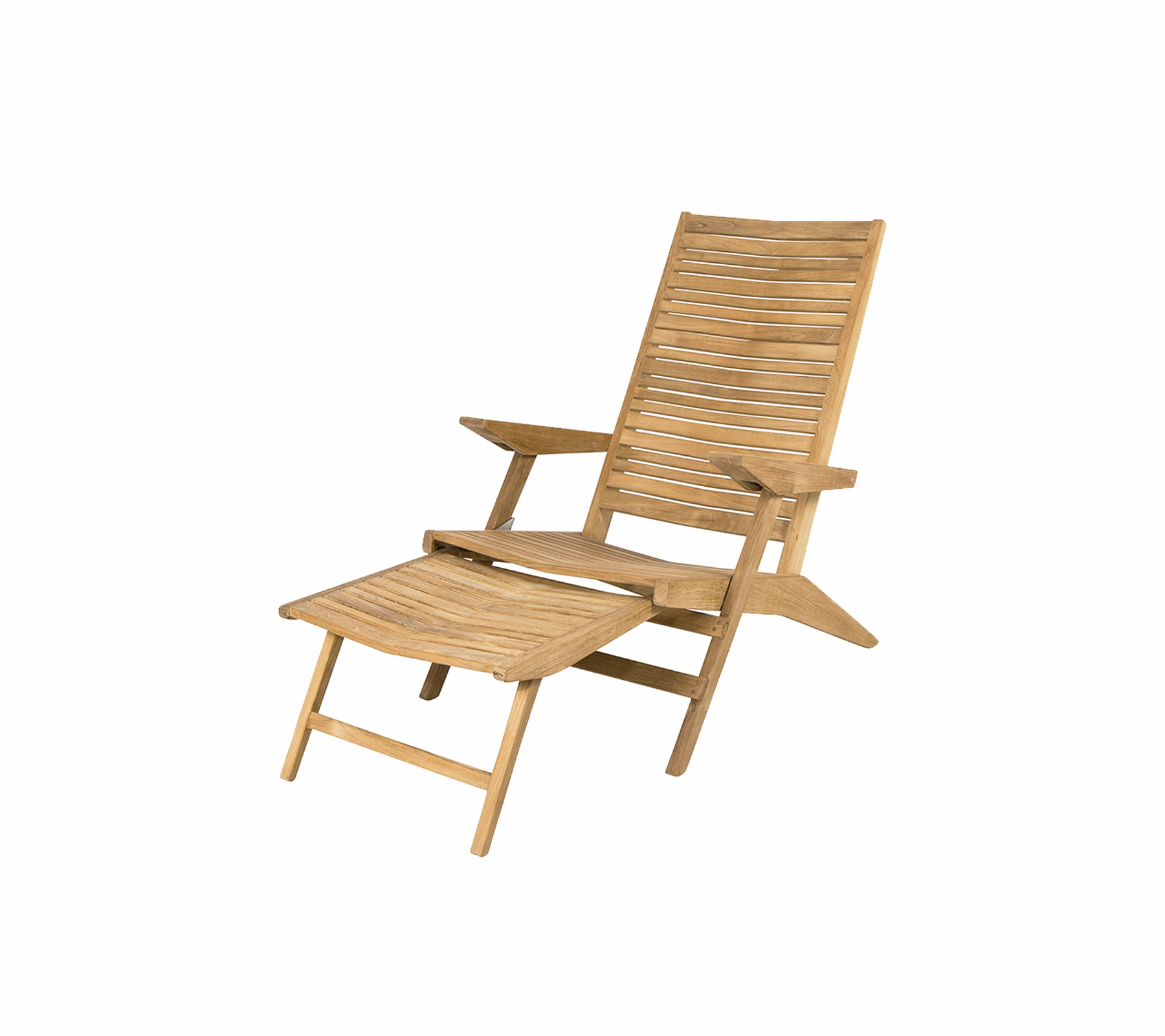 Flip deck chair