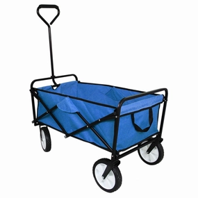 Foldable Garden Cart - Blue professional grade gardening tool kit