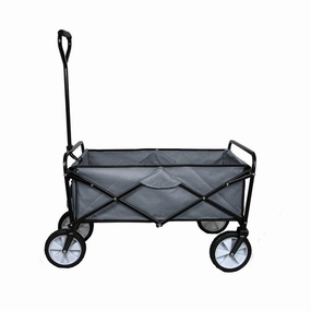 Foldable Garden Cart Grey professional grade gardening tool kit