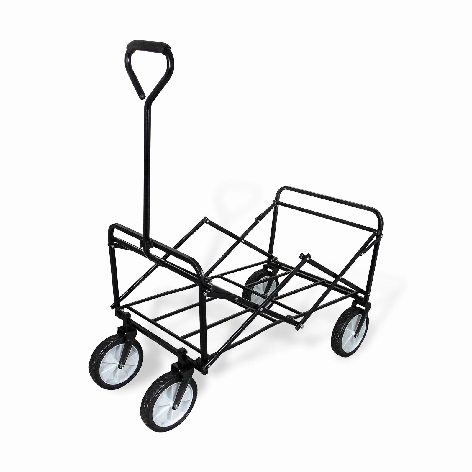 Foldable Garden Cart Grey