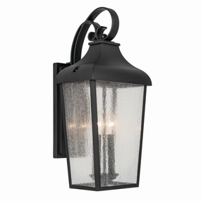 Forestdale Two Light Outdoor Wall Mount Textured BlackOutdoor wall sconces with motion sensor