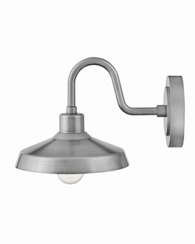 Forge LED Wall Mount Antique Brushed AluminumOutdoor wall sconces with motion sensor