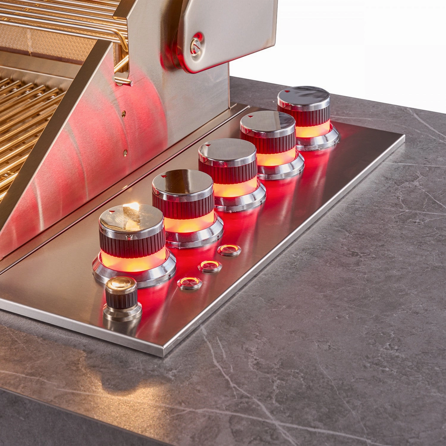 Forno Rimini Gray Countertop Outdoor Kitchen with 30" 62,600 BTU BBQ and Beverage Centre - FODKT2544BLK