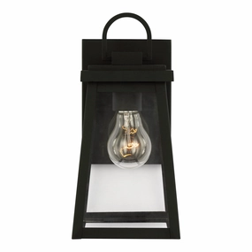 Founders One Light Outdoor Wall Lantern BlackOutdoor wall sconces with motion sensor
