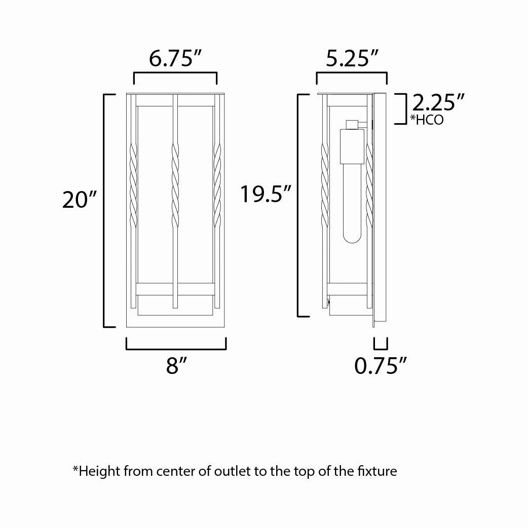 Foundry 1-Light Outdoor Wall Sconce