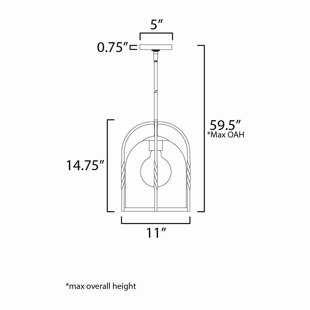 Foundry 1-Light Pendant