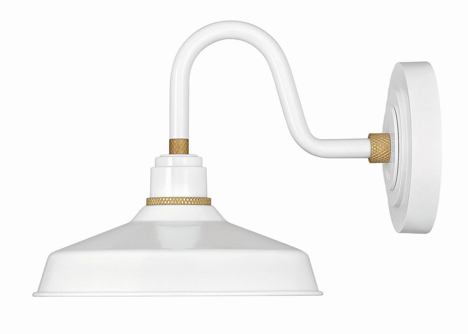 Foundry Classic LED Outdoor Lantern Gloss WhiteOutdoor wall sconces with motion sensor