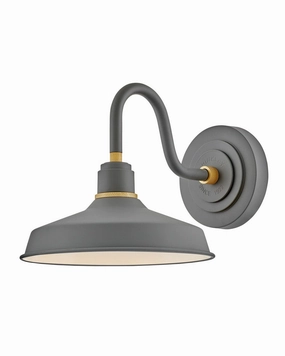 Foundry Classic LED Wall Mount Dark Matte GreyOutdoor wall sconces with motion sensor
