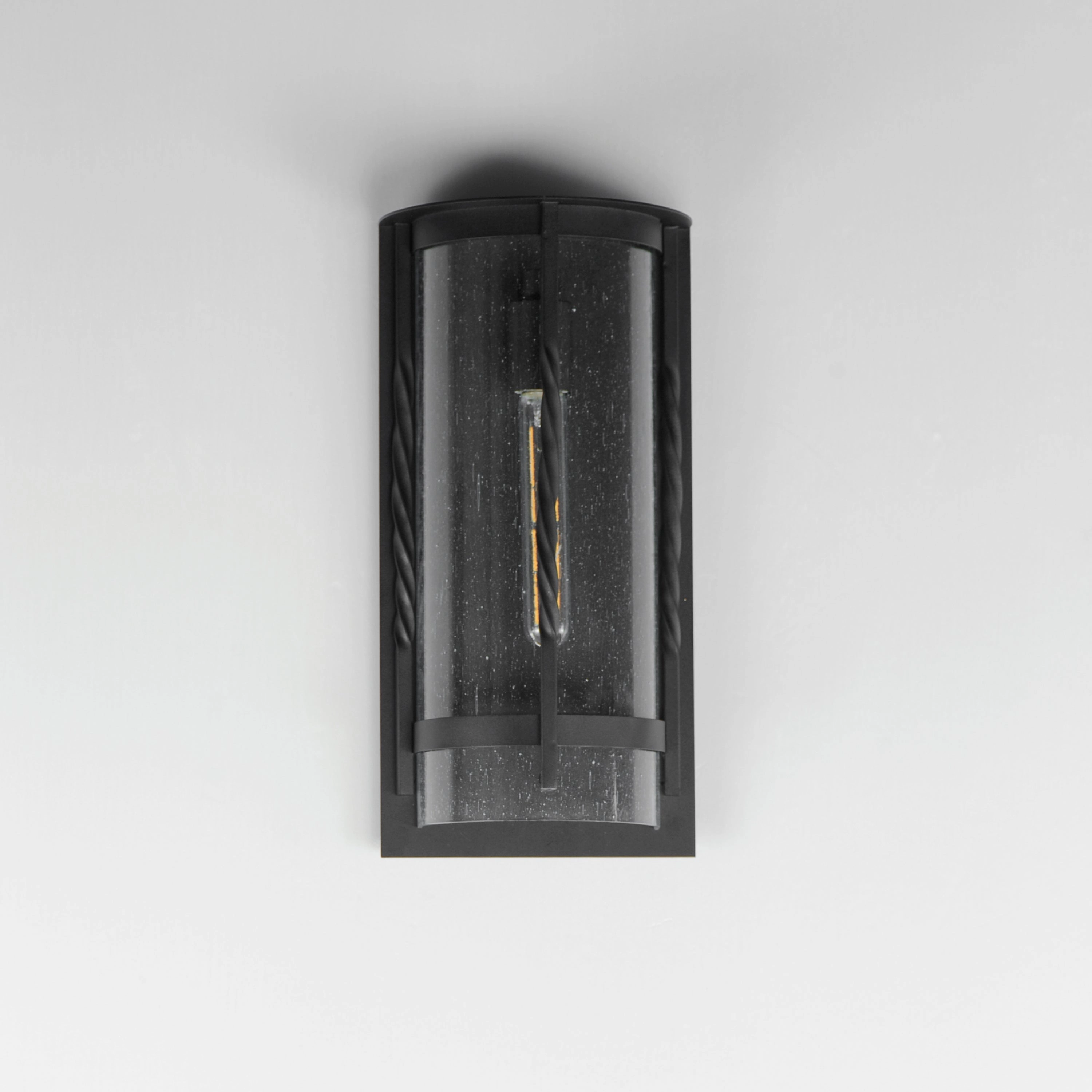 Foundry One Light Outdoor Wall Sconce Black