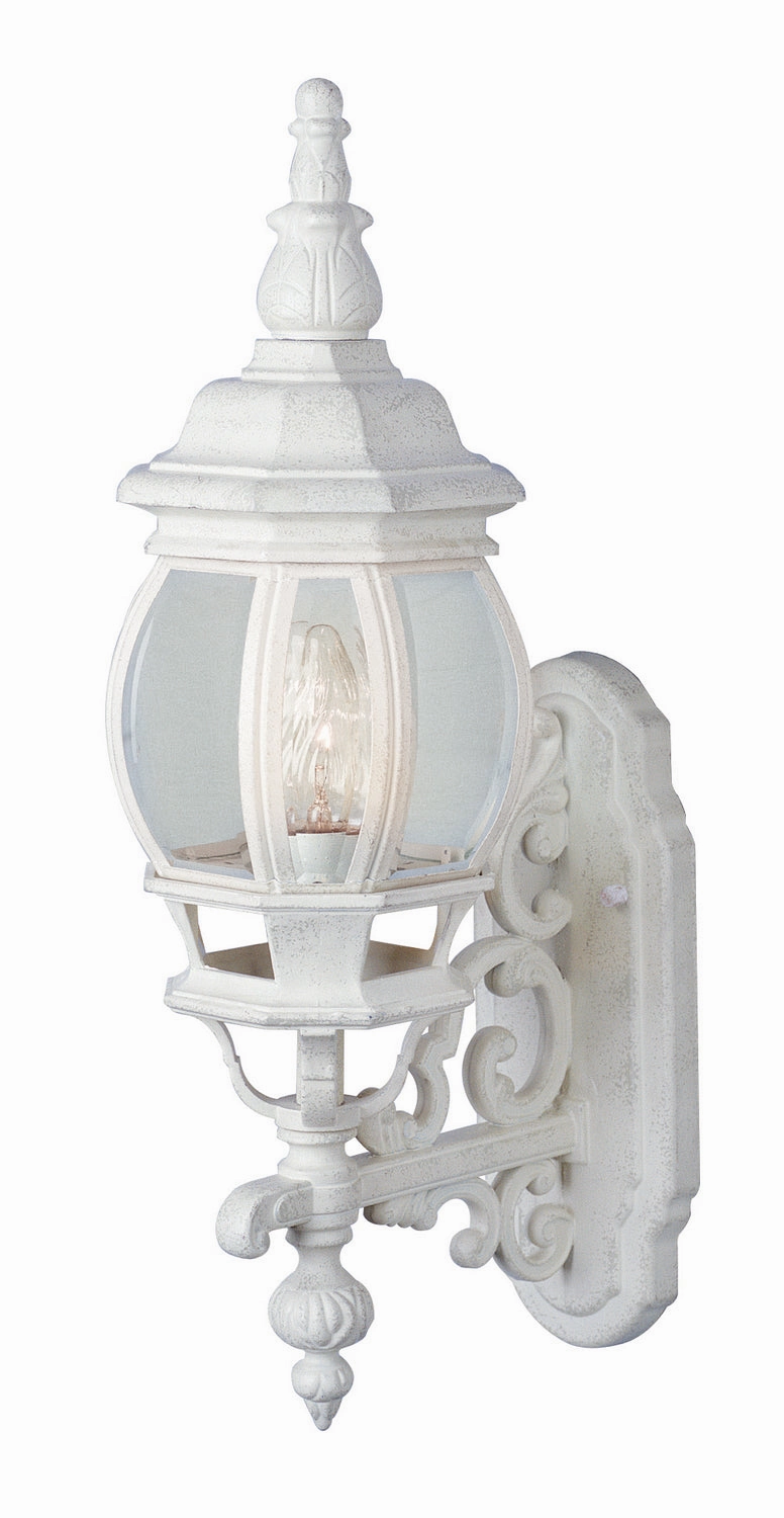 Francisco One Light Wall Lantern WhiteOutdoor wall sconces with motion sensor