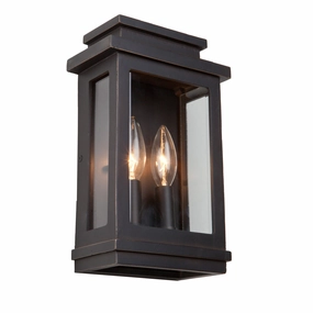 Freemont Two Light Outdoor Wall Mount Oil Rubbed BronzeOutdoor wall sconces with motion sensor