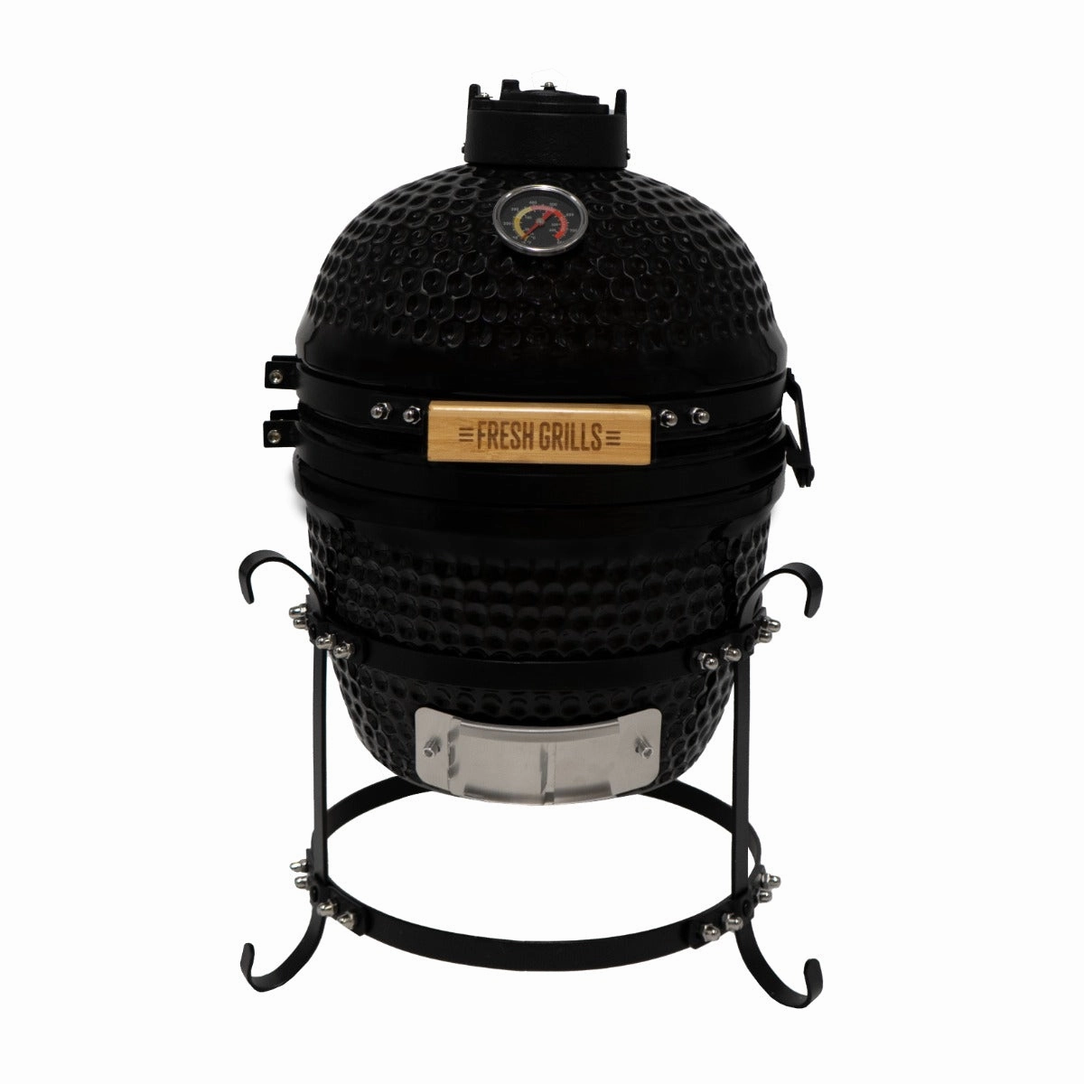 Fresh Grills 13" Kamado BBQ Oven luxury outdoor cooking system setup