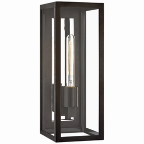 Fresno One Light Wall Lantern Aged IronOutdoor wall sconces with motion sensor