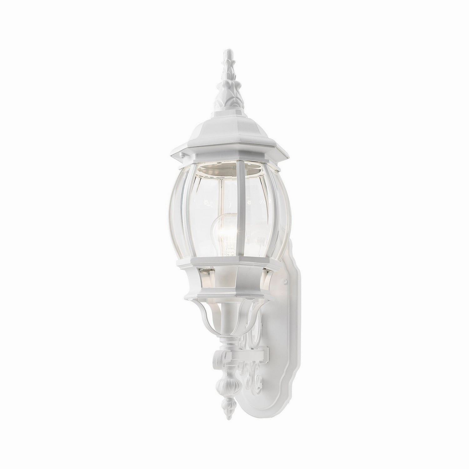 Frontenac One Light Outdoor Wall Lantern Textured White
