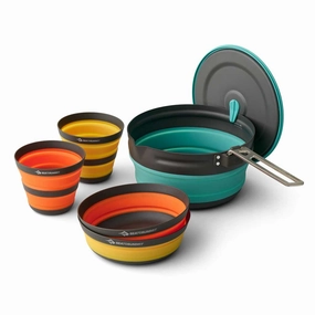 Frontier UL Collapsible One Pot Cook Set & 2.2L Pot heavy-duty garden utility cart with handle