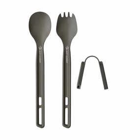 Frontier UL Cutlery Set | Long Handle Spoon & Spork heavy-duty garden utility cart with handle