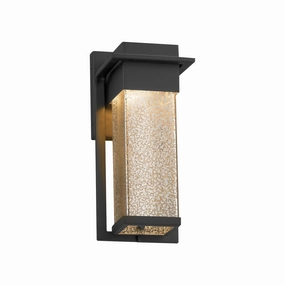 Fusion LED Outdoor Wall Sconce Matte BlackOutdoor wall sconces with motion sensor
