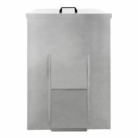 Galvanised Coal Bunker - 150kg compact outdoor storage solutions