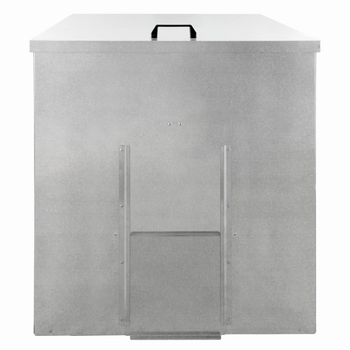 Galvanised Coal Bunker - 350kg compact outdoor storage solutions