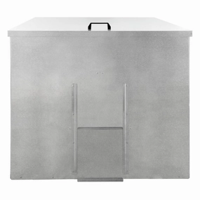 Galvanised Coal Bunker - 500kg compact outdoor storage solutions