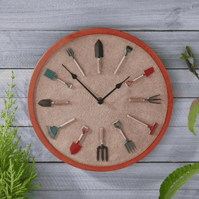 Garden Tools Wall Clockoutdoor garden decorative ornaments