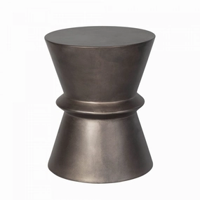 Gavrin Hourglass Side Table - Bronzeoutdoor patio furniture set