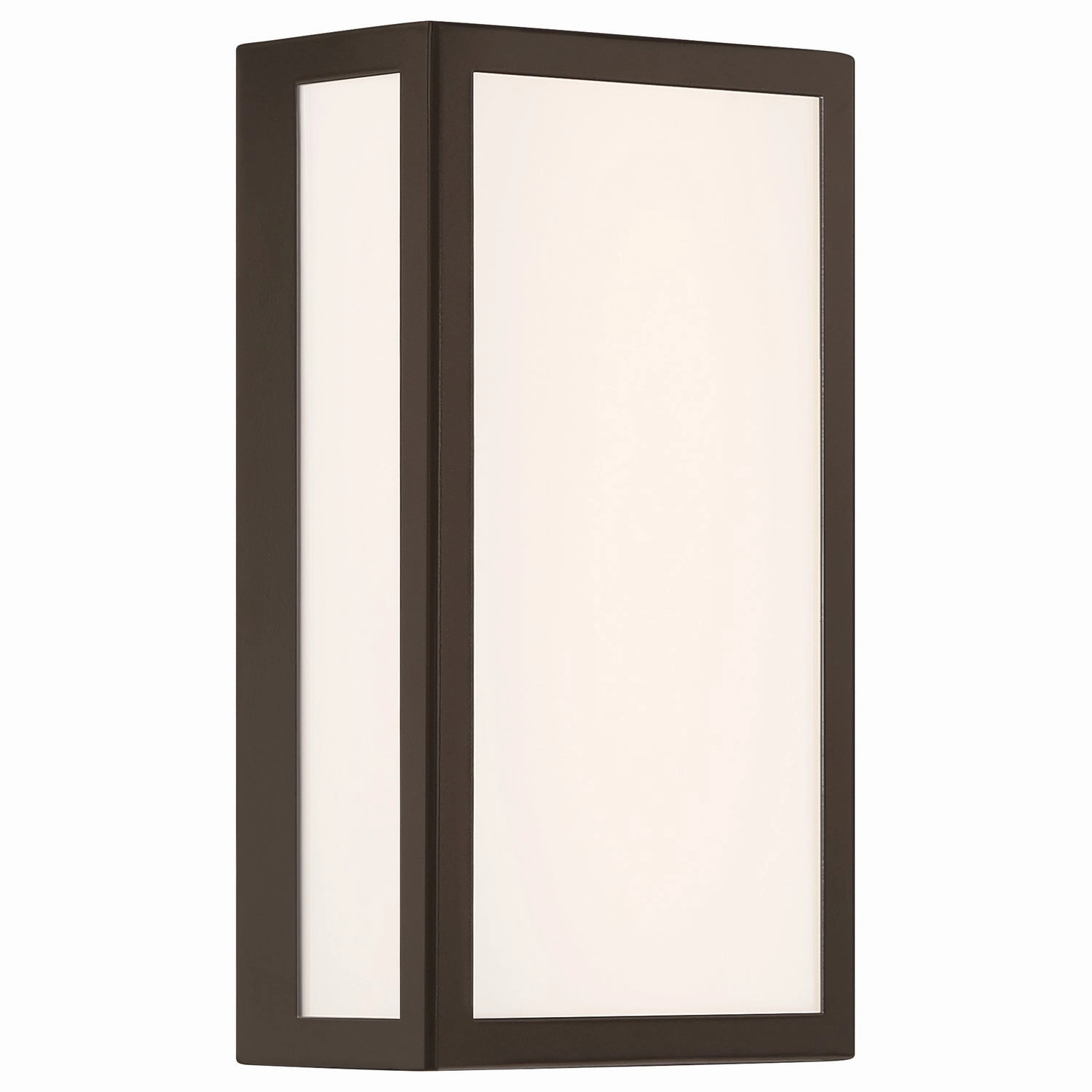 GEO Dual Voltage LED Outdoor Wall Mount BronzeOutdoor wall sconces with motion sensor