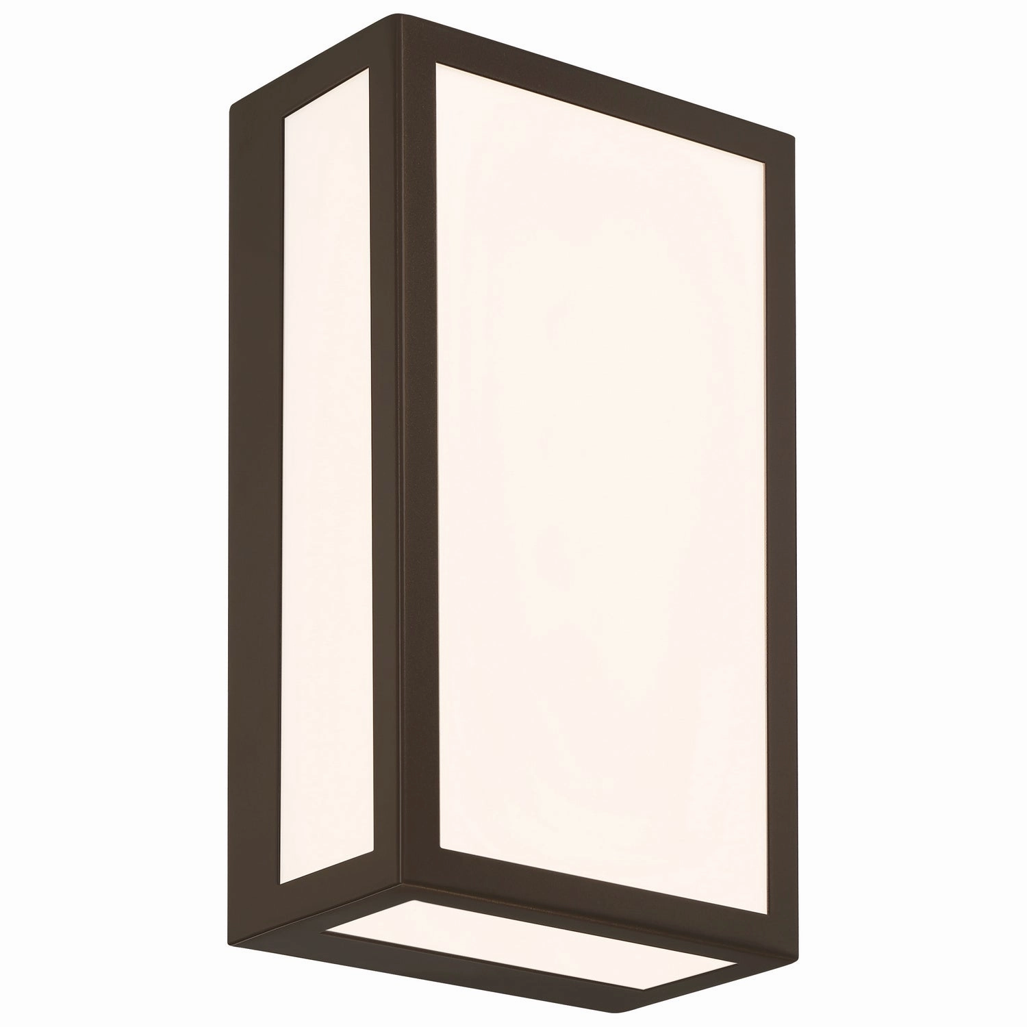 GEO Dual Voltage LED Outdoor Wall Mount Bronze